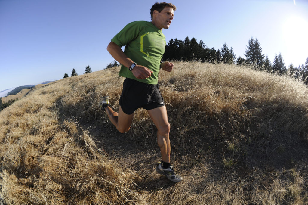 Dean cruising his home trails in Marin County