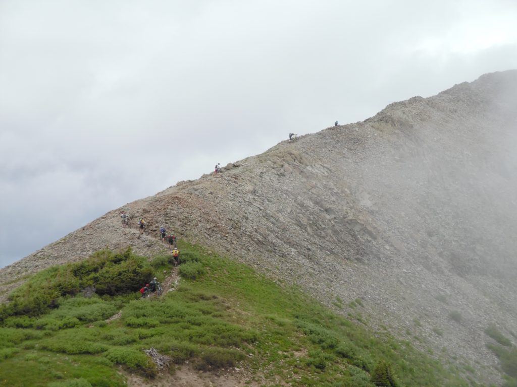 Carrying your bike became standard operating procedure on The Colorado Trail