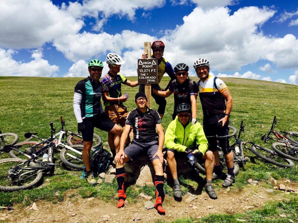 The Colorado Trail Highpoint with the fellas