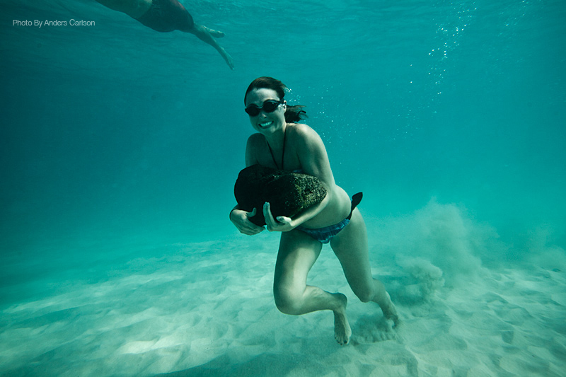 Happy is contagious underwater in Hawaii