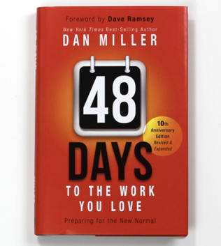 Book cover of Dan Miller's 48 Days