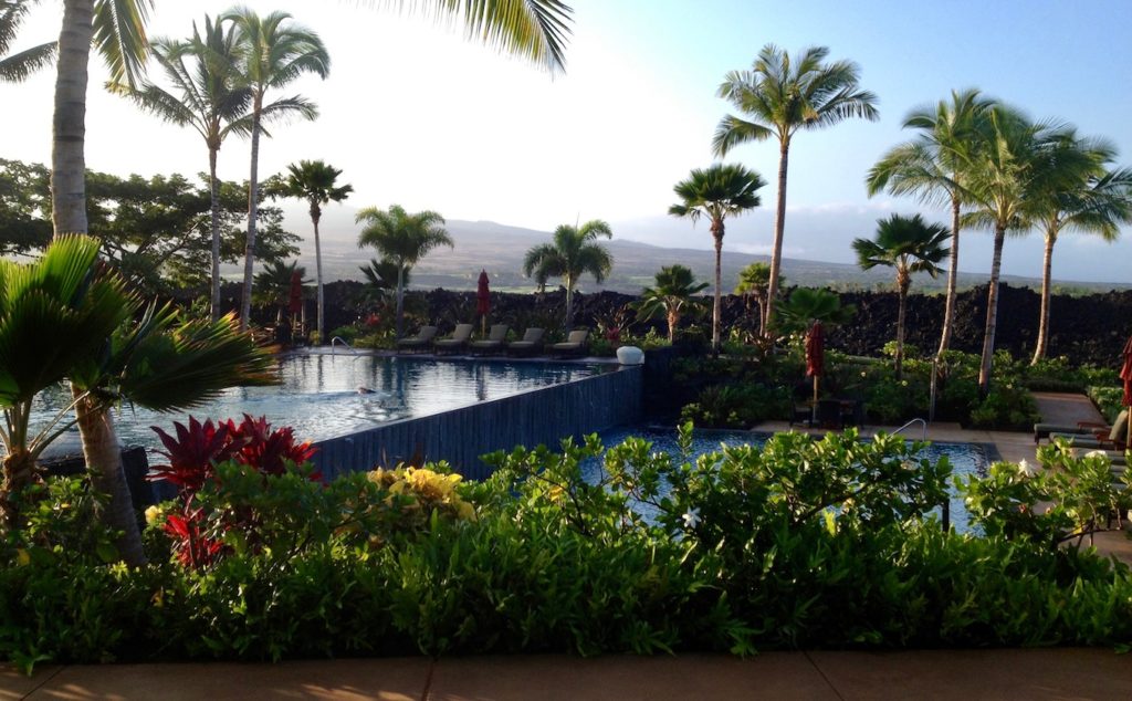 Kukio's south pool at dawn