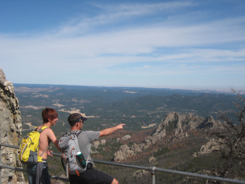 Harney Peak-looking to the black hills